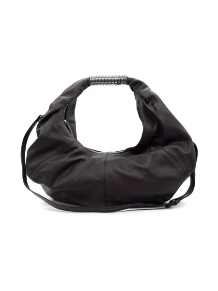 Vic Matié Torebki Kobieta ONE SIZE Skóra Hope Ciemnobrązowa torba hobo brązowy