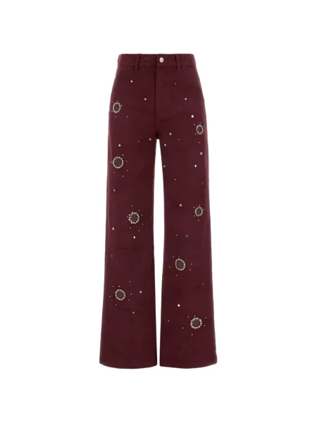 Pantaloni cargo Des Phemmes roșu