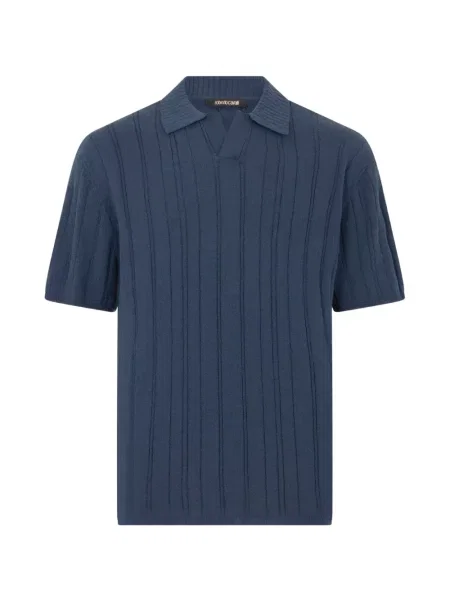 Scurt tricou Roberto Cavalli albastru
