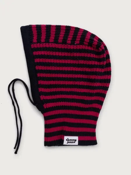 Căciulă Tommy Jeans cu glugă negru
