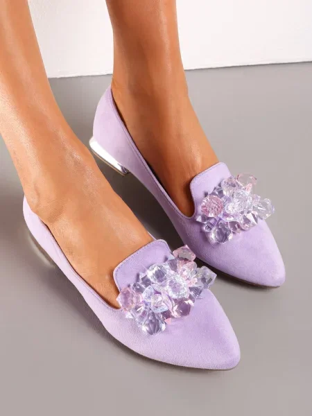 Mocasini Inny de cristal