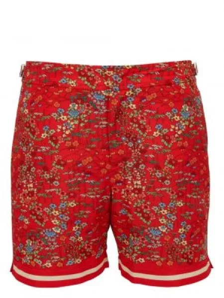 Pantaloni scurți Orlebar Brown cu model floral cu imagine