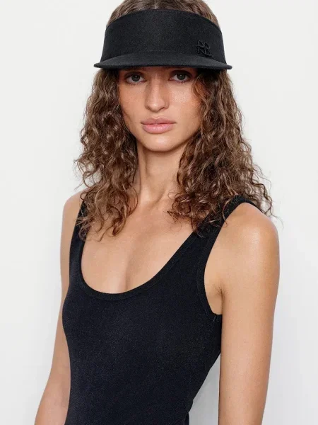 Șapcă Ruslan Baginskiy cu funde de in cu legături negru