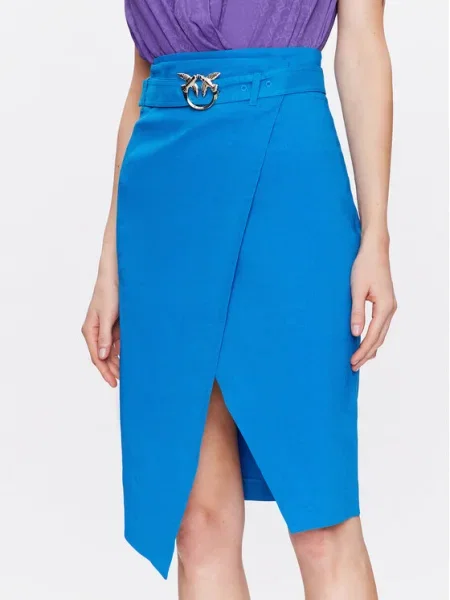 Pinko Fustă tip creion Ivra albastru