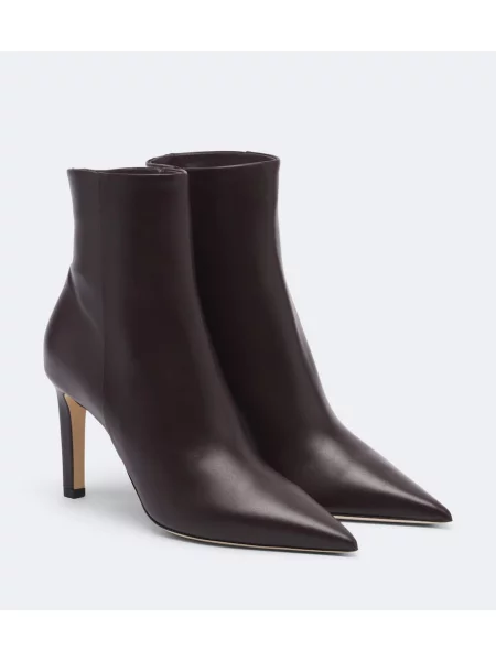 Cizme scurte Jimmy Choo din piele violet