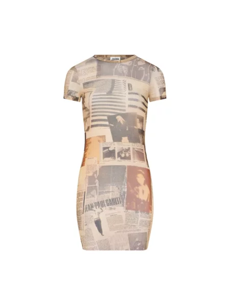 Wielobarwność sukienka Jean Paul Gaultier