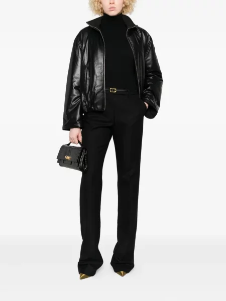 Pantaloni Tom Ford de lână negru