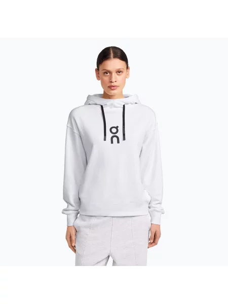 Mikina On Running Club Hoodie white bílá