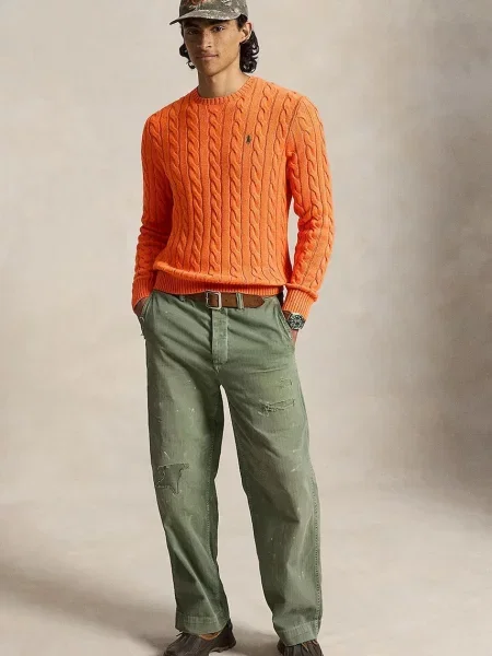 Polo Ralph Lauren sweter pomarańczowy