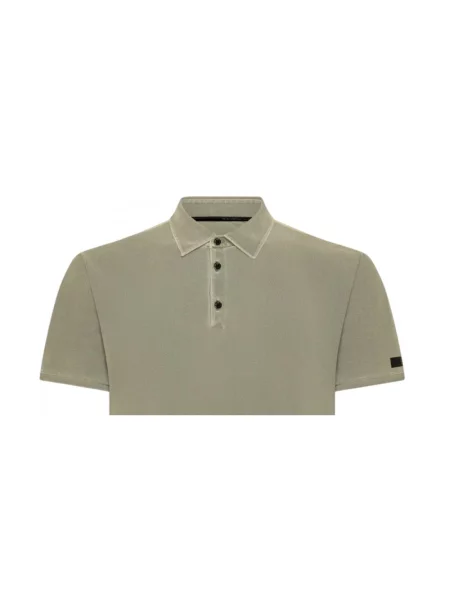 Lniana koszulka polo Rrd zielona