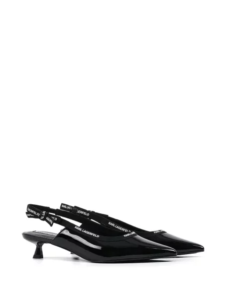 Pantofi cu toc Karl Lagerfeld din piele negru