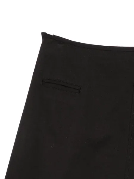 Fusta mini Yohji Yamamoto asimetrică negru