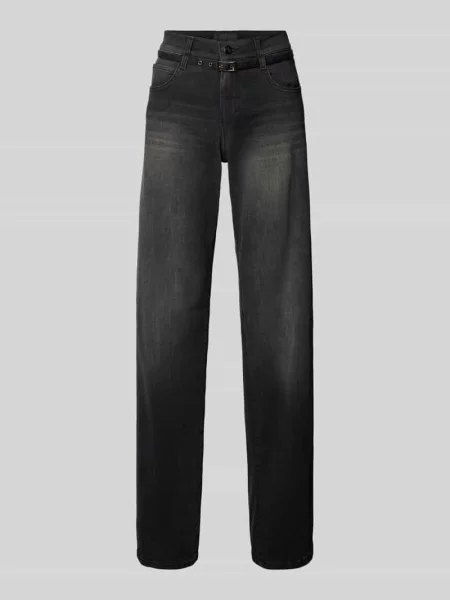 Jeansy z paskiem model ‘LIZ BELT’ Angels