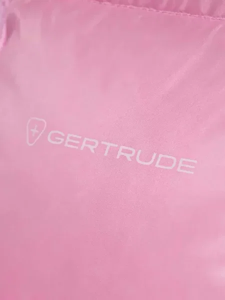 Γιλέκο Gertrude με κουκούλα ροζ