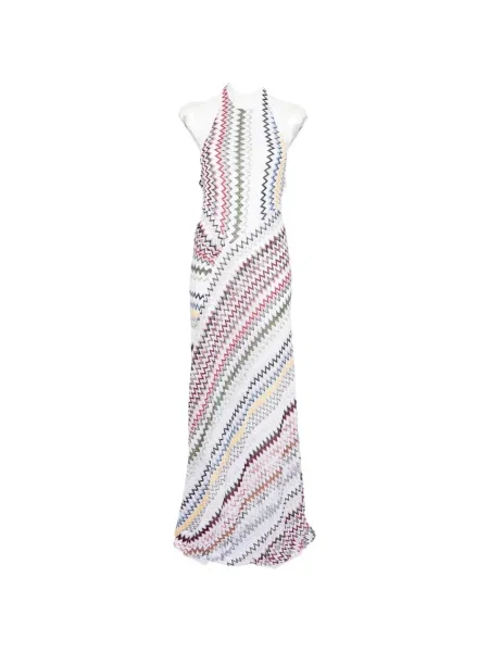 Rochie maxi Missoni de costum alb