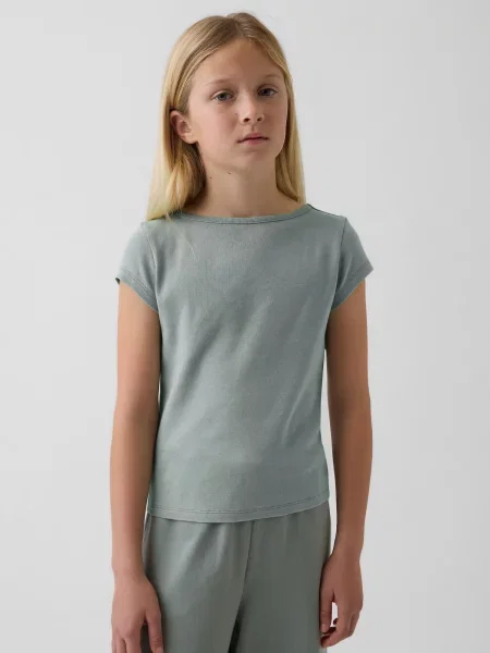 Tricou copii Gap verde