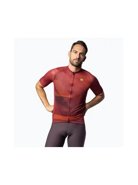Футболка велосипедна Alé Connect bordeaux