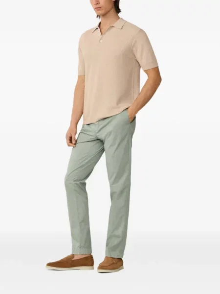 Cu centură pantaloni Hackett London verde