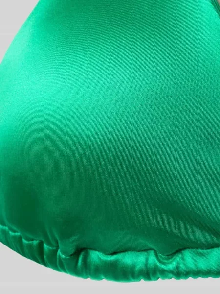Góra od bikini z wiązaniem w zestaw 2 szt. model AMNESIA' Dorina zielone