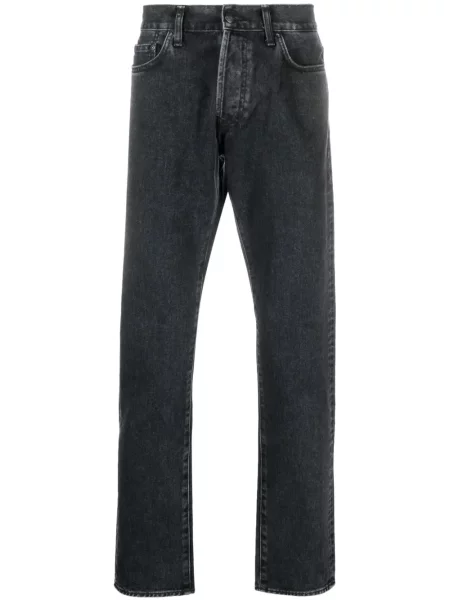 Talie medie blugi drepți Carhartt Wip negru