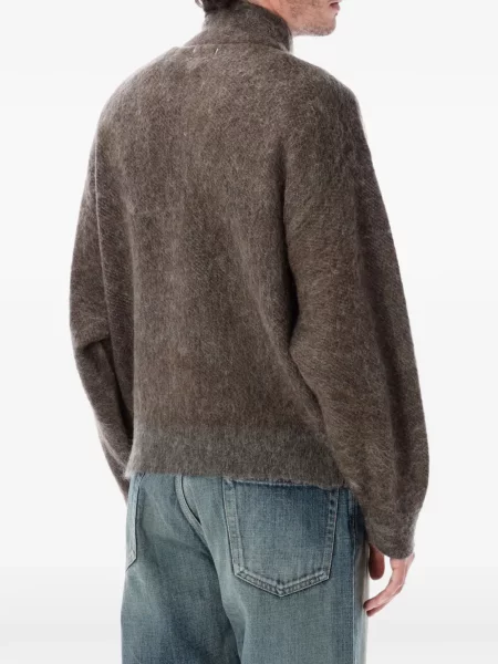 Cardigan Nanamica de mohair maro
