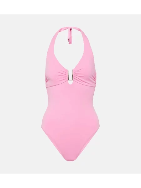 Costum de baie Melissa Odabash cu gât halter roz