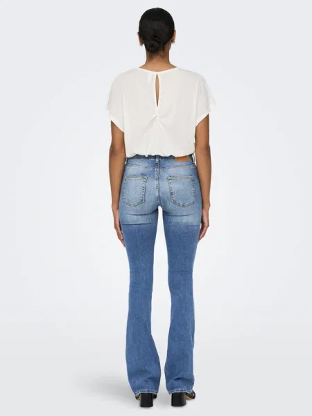 ONLY Blugi Blush Flared Fit albastru
