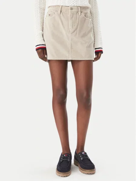 Tommy Jeans Miniszoknya bézs