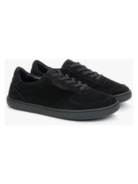 Sneakersy Estro skórzane czarne