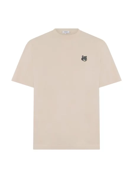 Koszulka Maison Kitsune beżowa