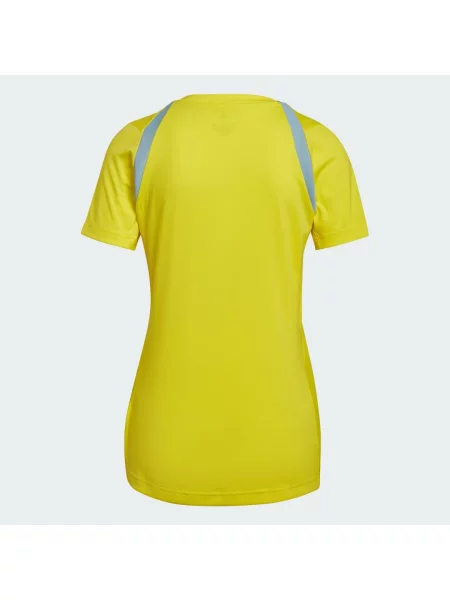 Koszulka Adidas z dżerseju żółta