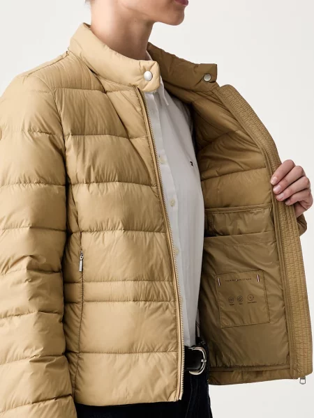 Tommy Hilfiger пухено яке дамско бежово
