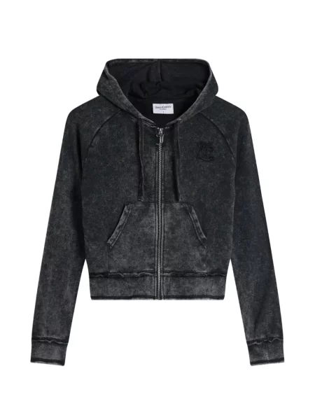 Hanorac cu glugă Juicy Couture cu aplicații negru