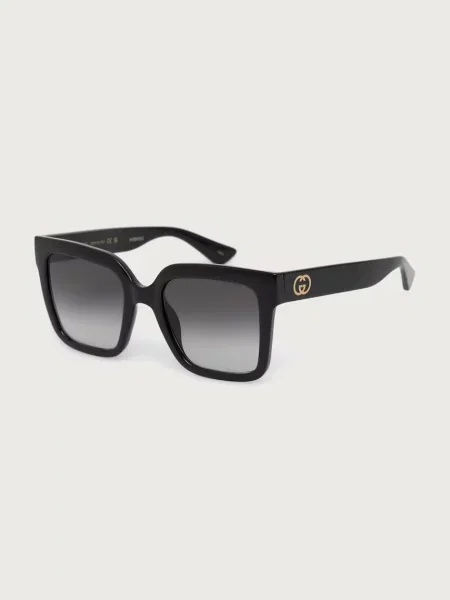Gucci τετράγωνα γυαλιά ηλίου Γυναικεία μαύρο