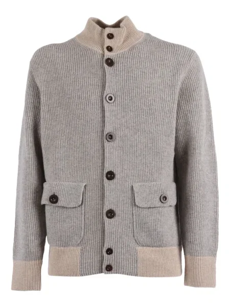 Cardigan Ballantyne de lână gri