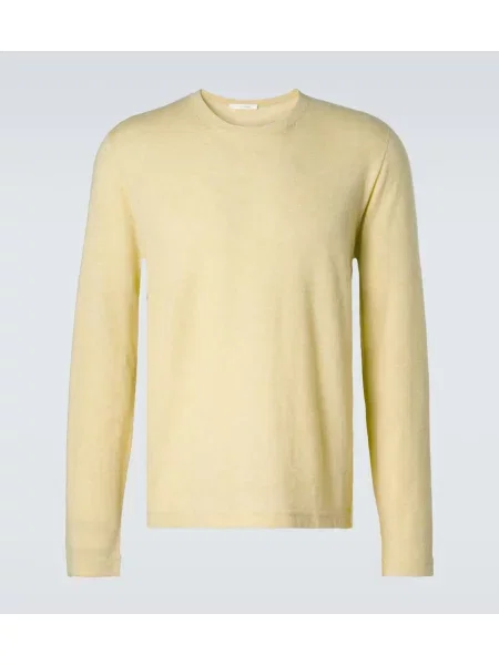 Pulover The Row din cașmir galben