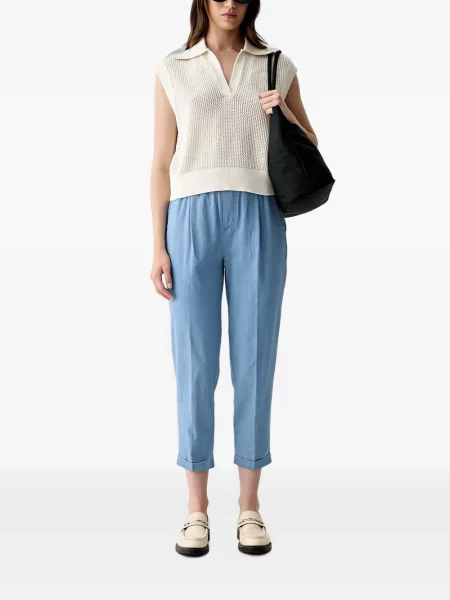Pantaloni Benetton conici albastru