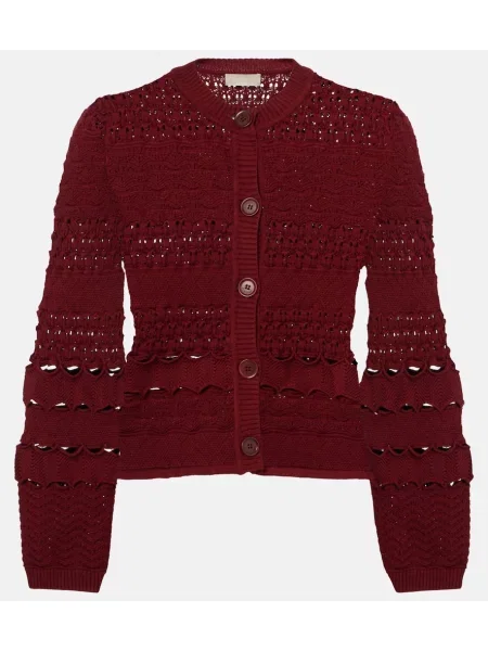 Cardigan Elie Saab bordo
