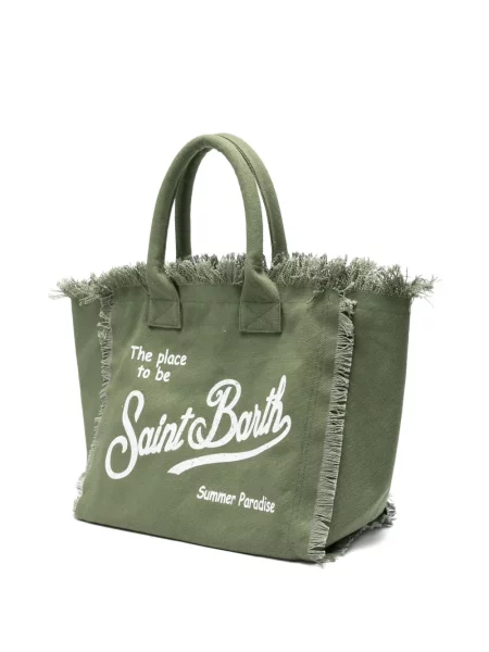 Geantă shopper Mc2 Saint Barth verde