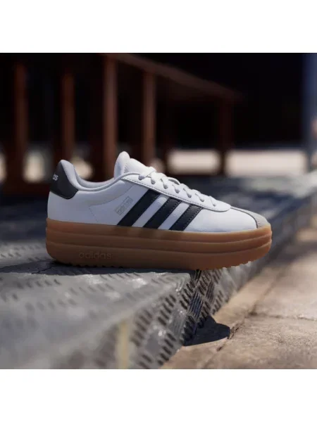 Boty adidas VL COURT BOLD J bílé