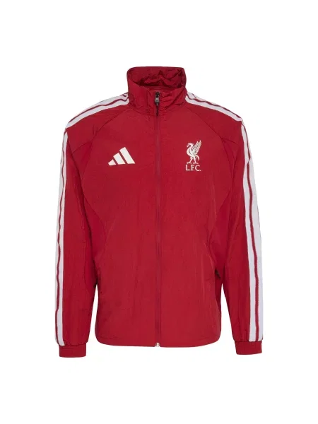 ADIDAS PERFORMANCE Μπουφάν άσκησης FC Liverpool Anthem κερασί λευκό