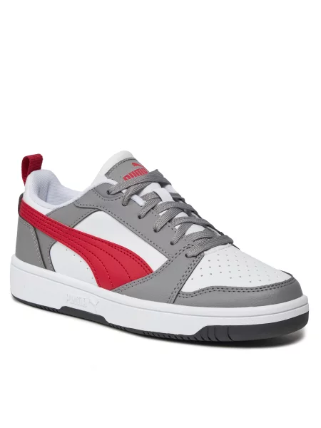 Detské tenisky Puma Rebound V6 Lo Jr sivá