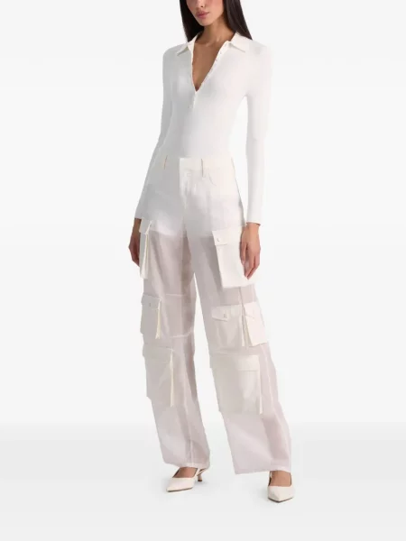 Spodnie cargo Alice + Olivia brązowe