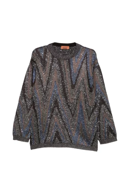 Pulover Missoni cu paiete negru