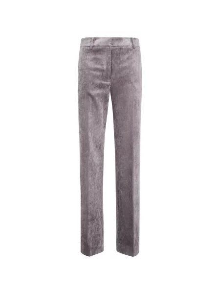 Pantaloni Antonelli de catifea cord maro