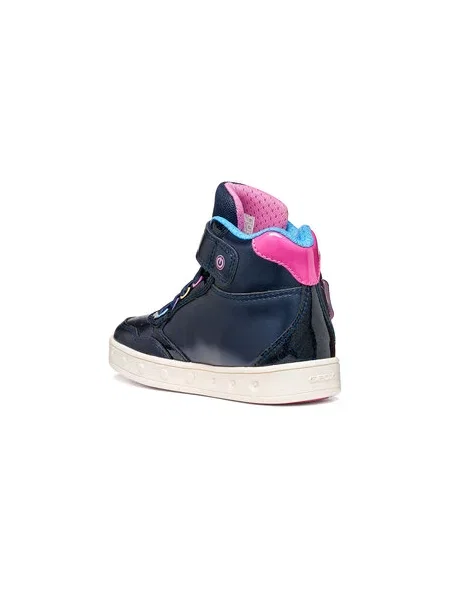 Sneakersy Geox J Skylin Girl S Tmavomodrá