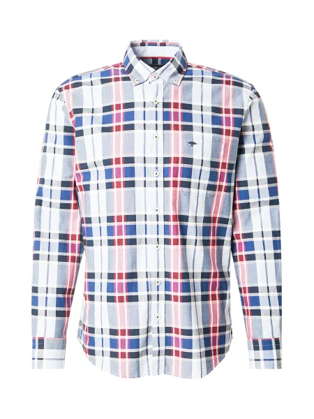 FYNCH-HATTON Košulja mornarsko plava / crvena bijela