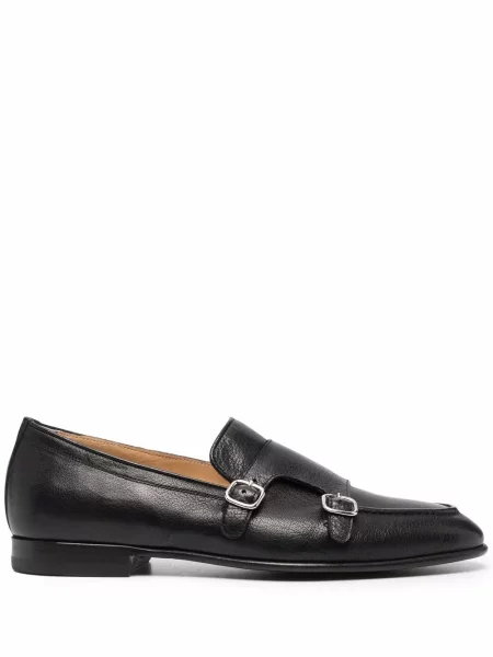 Pantofi monk Scarosso cu cataramă negru