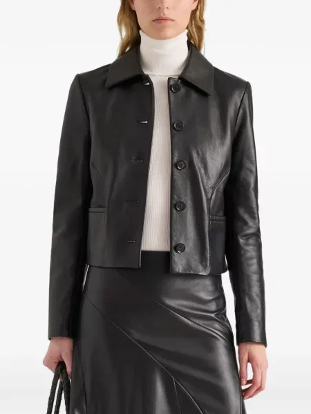 Geanta de piele Proenza Schouler negru