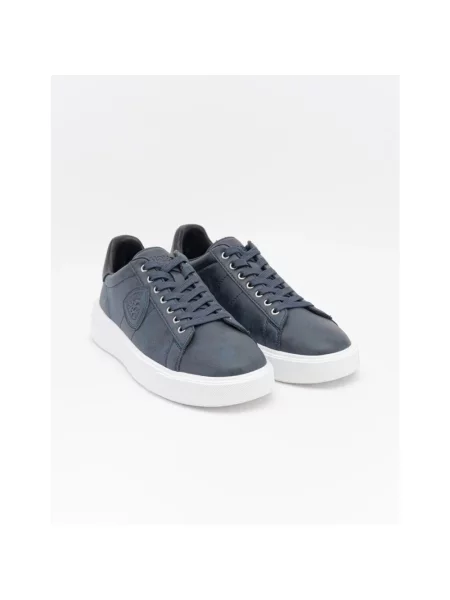 Sneakersy Blauer skórzane niebieskie